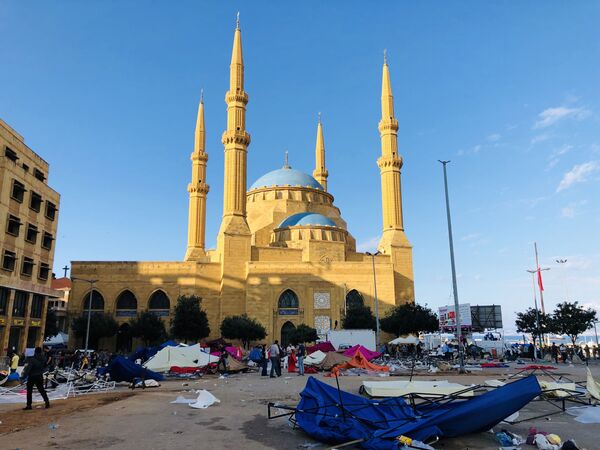 ادامه ناآرامی‌ها در شهر بیروت، پایتخت لبنان - اسپوتنیک افغانستان  