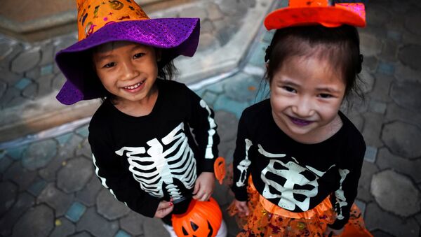 جشن هالووین در شهر بانکوک، پایتخت تایلند - اسپوتنیک افغانستان  