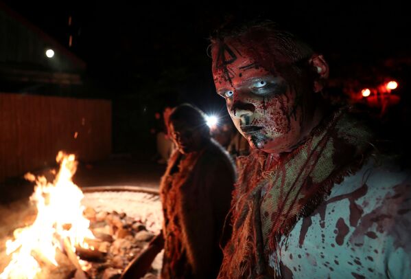جشن هالووین در شهر وور، بلجیم - اسپوتنیک افغانستان  