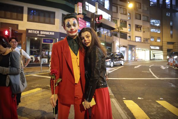 جشن هالووین در شهر هُنگ کُنگ - اسپوتنیک افغانستان  