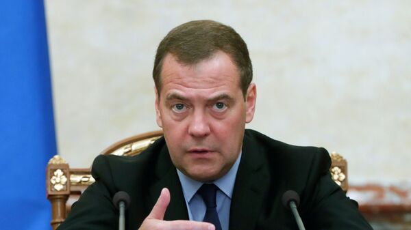 Председатель правительства РФ Дмитрий Медведев - اسپوتنیک افغانستان  
