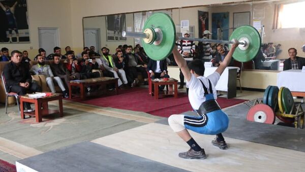مسابقات وزنه بردرای در کابل - اسپوتنیک افغانستان  