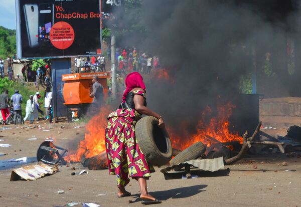 معترضین در شهر کوناکری، پایتخت گینه - اسپوتنیک افغانستان  