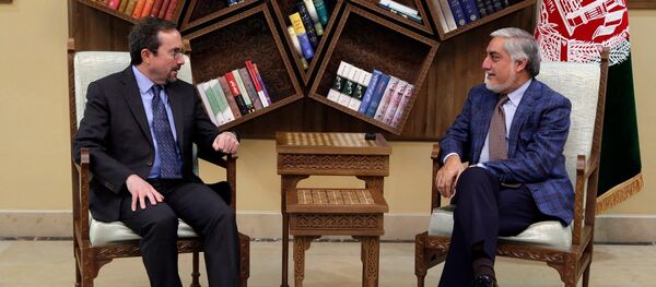 رهایی انس حقانی، موضوع دیدارعبدالله با سفیر امریکا در کابل  - اسپوتنیک افغانستان  