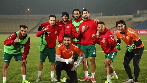 تمرینات تیم ملی فوتبال افغانستان - اسپوتنیک افغانستان  