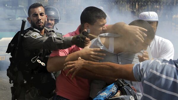 درگیری های فلسطینیان با پولیس اسرئیل - اسپوتنیک افغانستان  