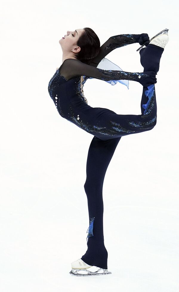 اوگنیا مدودوا در مسابقات رقص روی یخ در مسکو - اسپوتنیک افغانستان  