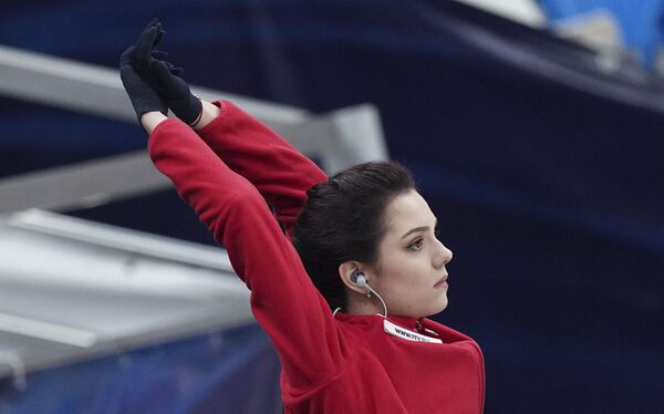 اوگنیا مدودوا در مسابقات رقص روی یخ در مسکو - اسپوتنیک افغانستان  