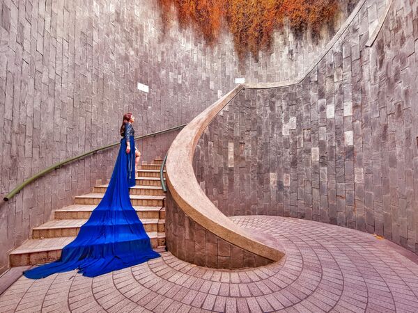 عکس Lady in Blue از کشور سنگاپور در مسابقه عکاسی The World's Best Photos of #Fashion2019
 - اسپوتنیک افغانستان  