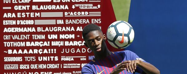 عثمان دمبله مهاجم بارسلونا - اسپوتنیک افغانستان  