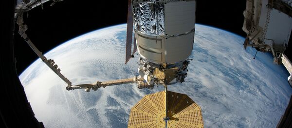 Американский космический грузовой корабль Cygnus захвачен роботизированной рукой Канадарм2 Американский космический грузовой корабль Cygnus захвачен роботизированной рукой Канадарм2 - اسپوتنیک افغانستان