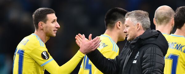 اوله گونر سولسشایر  Kazakhstan Soccer Europa League Astana - Manchester United - اسپوتنیک افغانستان  