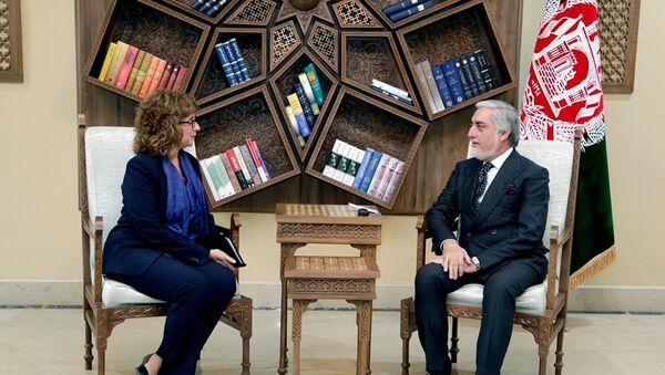 دیدار عبدالله عبدالله با معاون معین وزارت خارجه امریکا در امور افغانستان  - اسپوتنیک افغانستان  