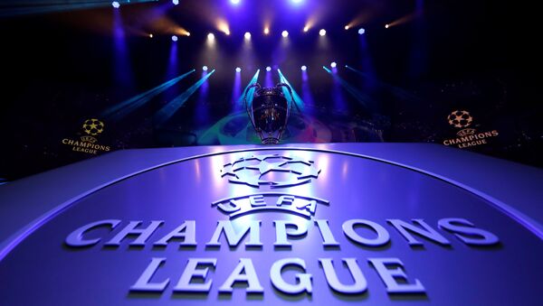 Soccer Football - Champions League Group Stage draw - Grimaldi Forum, Monaco - August 29, 2019   General view of the Champions League trophy on display before the draw  - اسپوتنیک افغانستان  