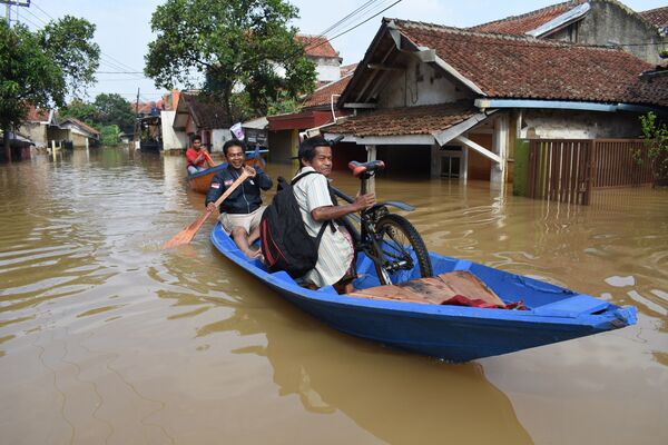 سیلاب در اندونزی. - اسپوتنیک افغانستان  