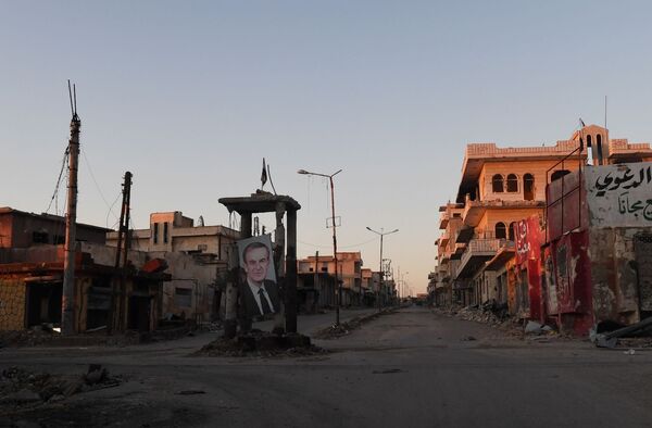 نمایی از شهر جنگ زده «خان شیخون» سوریه - اسپوتنیک افغانستان  
