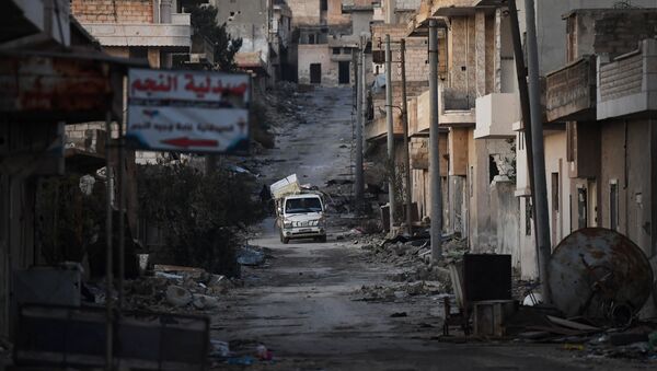 گلوله‌باری تروریست‌های النصره بر مناطق مسکونی در ادلب سوریه - اسپوتنیک افغانستان  