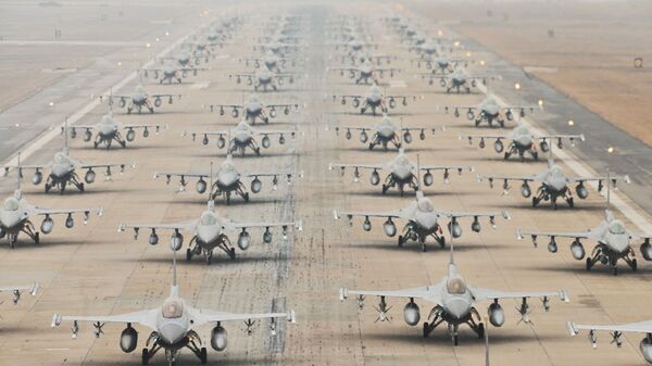 Истребители F16 ВВС США - اسپوتنیک افغانستان  
