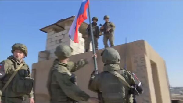 پولیس نظامی روسیه دژ امریکایی ها را در سوریه تصرف کرد - اسپوتنیک افغانستان  