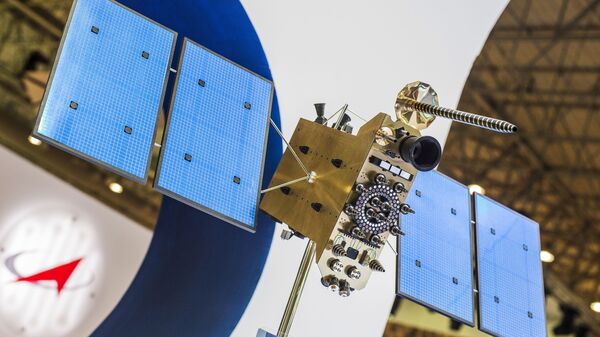 Макет российского космического аппарата серии Глонасс-К - اسپوتنیک افغانستان  