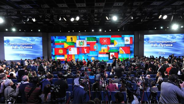 ولادیمیر پوتین امروز کنفرانس بزرگ مطبوعاتی برگزار میکند - اسپوتنیک افغانستان  
