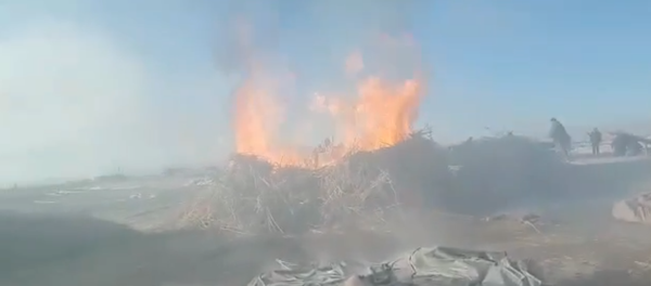 ویدیوی تخریب کارخانه‌های تولید مواد مخدر طالبان در ولایت غزنی  - اسپوتنیک افغانستان  