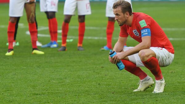 هری کین مهاجم تاتنهام   Russia World Cup Belgium - England - اسپوتنیک افغانستان  