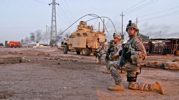 Американские военные на базе Таджи в ираке  - اسپوتنیک افغانستان  
