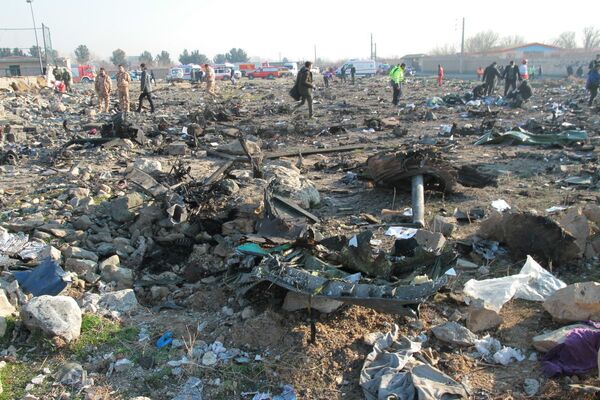 سقوط هواپیمای مسافربری اوکراینی در ایران - اسپوتنیک افغانستان  