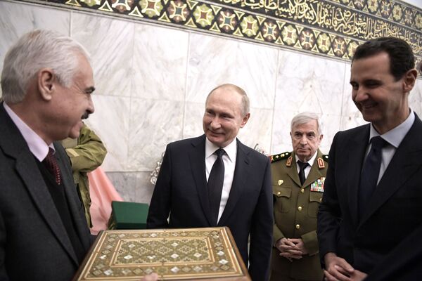هدیه گرانبهای پوتین به مسجد آموی در سوریه - اسپوتنیک افغانستان  
