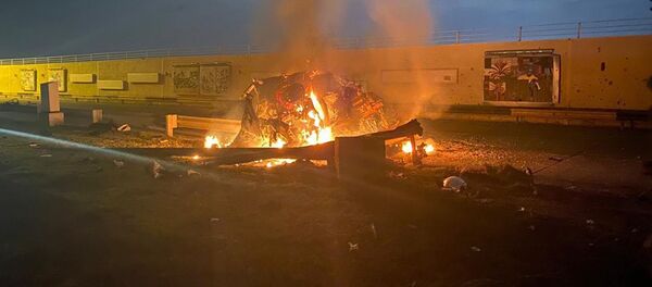 جای کشته شدن قاسم سلیمانی فرمانده سپاه پاسداران+ویدیو - اسپوتنیک افغانستان  