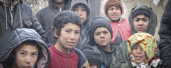 بیجاشدگان داخلی کودکان بیجاشدگان داخلی کودکان - اسپوتنیک افغانستان