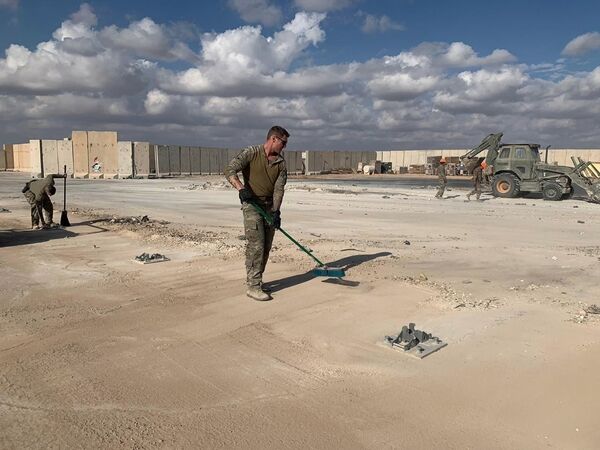 تصاویری از پایگاه عین الاسد پس از حمله راکتی ایران  - اسپوتنیک افغانستان  