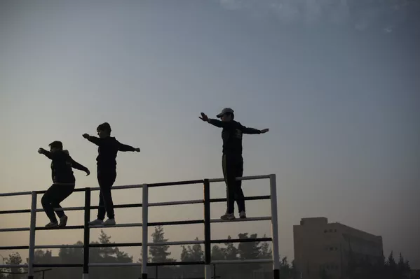 محصلین آکادمی نظامی زنان در دمشق محصلین آکادمی نظامی زنان در دمشق - اسپوتنیک افغانستان