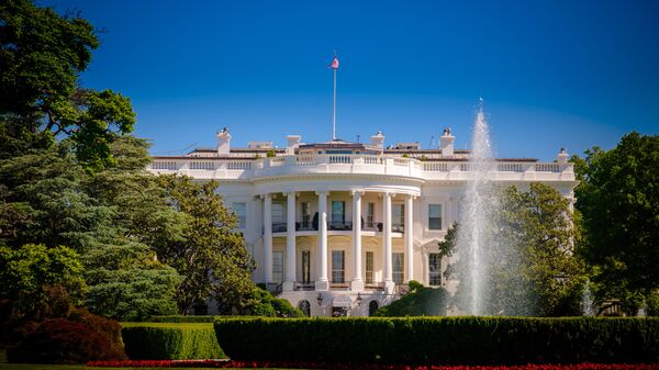 Здание Белого дома в Вашингтоне за забором - اسپوتنیک افغانستان  