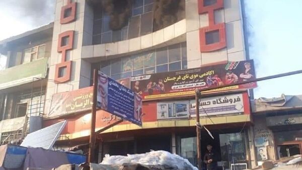 وقوع آتش‌سوزی در غرب کابل - اسپوتنیک افغانستان  