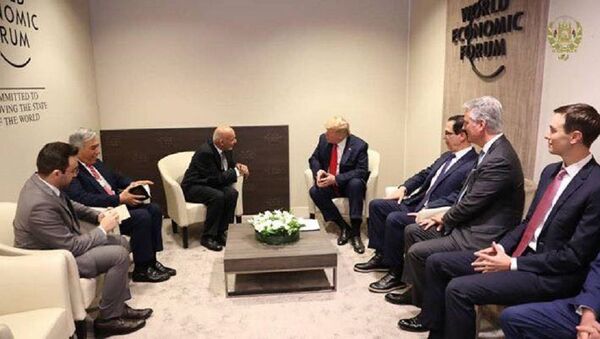  دیدار رئیس‌جمهور غنی با دونالد ترامپ - اسپوتنیک افغانستان  