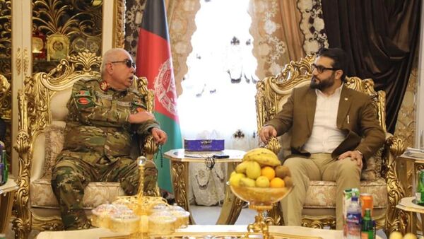 دیدار محب با جنرال دوستم در پیوند به اوضاع امنیتی شمال افغانستان - اسپوتنیک افغانستان  