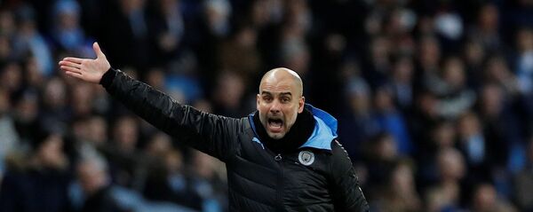 Реация Хосепа Гвардиола на матче Манчестер Сити – Манчестер Юнайтед Реация Хосепа Гвардиола на матче Манчестер Сити – Манчестер Юнайтед - اسپوتنیک افغانستان