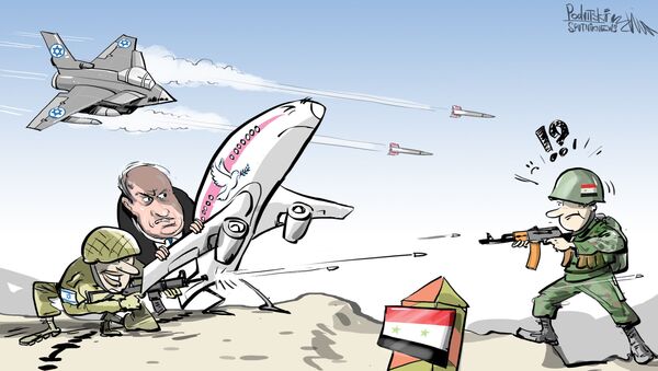 توانایی جنگنده های اسرائیل در پنهان شدن در پشت هواپیماهای مسافربری  - اسپوتنیک افغانستان  