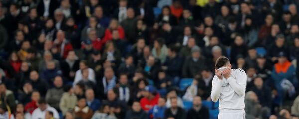 Футболист Микель Мерино во время матча между командами Реал Мадрид и Реал Сосьедад в Мадриде - اسپوتنیک افغانستان  