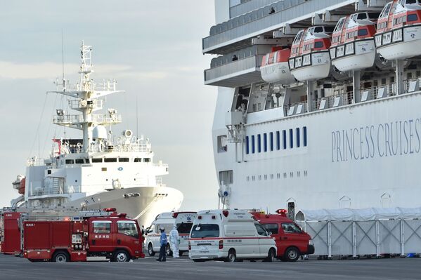 کشتی کروز با مسافران آلوده به ویروس کرونا در سواحل جاپان
 - اسپوتنیک افغانستان  