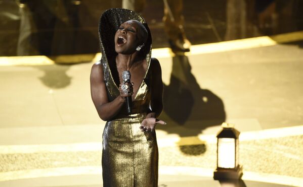 خواننده سینتیا اریوو در مراسم اسکار 2020 در لس آنجلس - اسپوتنیک افغانستان  