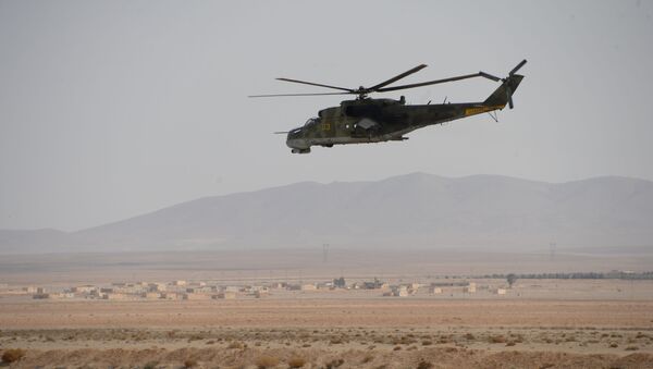 سقوط یک هلیکوپتر ارتش سوریه به دست مخالفان + ویدئو  - اسپوتنیک افغانستان  