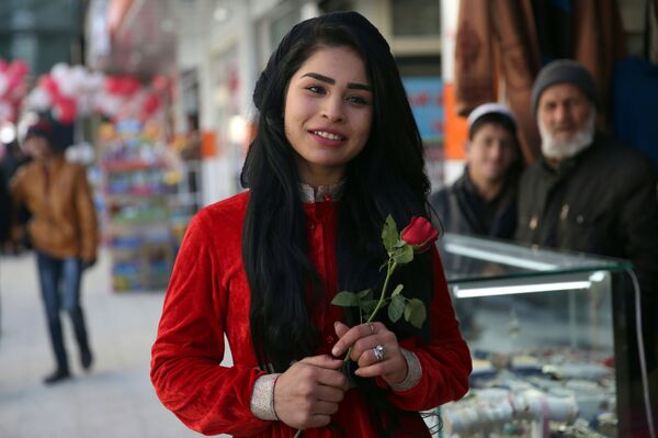  تجلیل از روز ولنتاین در کابل - اسپوتنیک افغانستان  