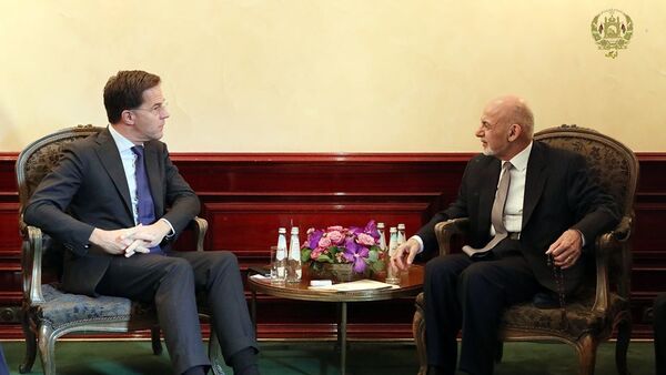 گفت و گوی غنی و نخست وزیر هالند درباره روند صلح در افغانستان  - اسپوتنیک افغانستان  