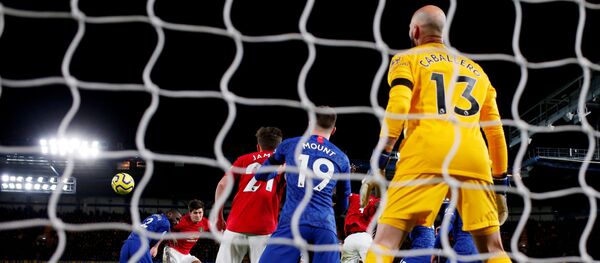 Футбольный матч между командами Челси и Манчестер Юнайтед на стадионе Стэмфрод Бридж в Лондоне Футбольный матч между командами Челси и Манчестер Юнайтед на стадионе Стэмфрод Бридж в Лондоне - اسپوتنیک افغانستان