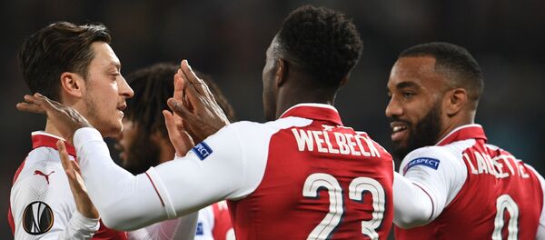 الکساندر لاکازت Футбол. Лига Европы. Матч ЦСКА - Арсенал الکساندر لاکازت Футбол. Лига Европы. Матч ЦСКА - Арсенал - اسپوتنیک افغانستان