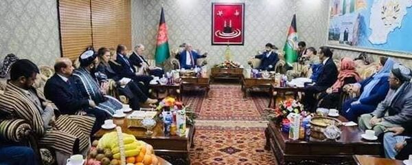 خليلزاد، سفير امريكا و اسكات ميلر به دیدار باتور دوستم رفتند خليلزاد، سفير امريكا و اسكات ميلر به دیدار باتور دوستم رفتند - اسپوتنیک افغانستان