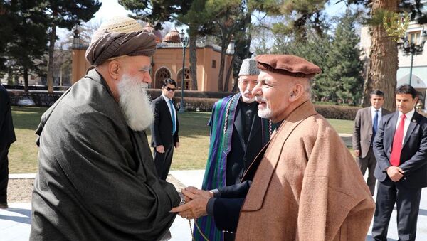 بحران انتخابات؛ غنی با حامد کرزی و استاد سیاف دیدار کرد - اسپوتنیک افغانستان  